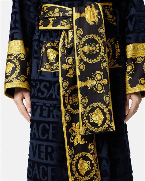 gizelle versace robe|I ♡ Baroque Bathrobe Black .